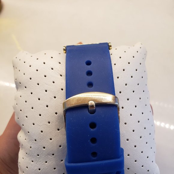 Silver Diesel Watch with Blue Rubber Strap, model DZ-4208, Tested-works - Picture 5 of 12